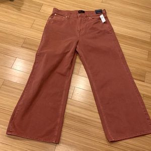 Light brown, wide leg jeans